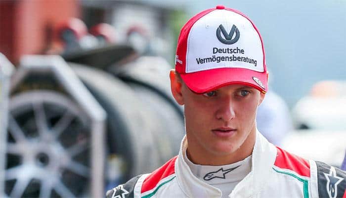 Michael Schumacher&#039;s son Mick takes father&#039;s 1994 car for a spin