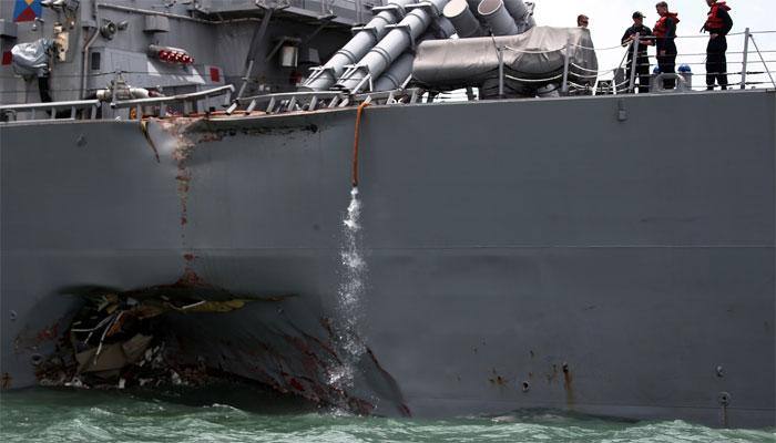 US navy recovers remains of all sailors missing after USS McCain collision
