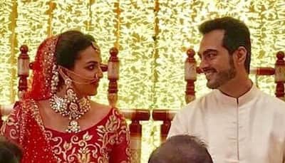 Esha Deol ‘marries’ husband Bharath Takhtani on Godh Bharai day – Watch VIDEO
