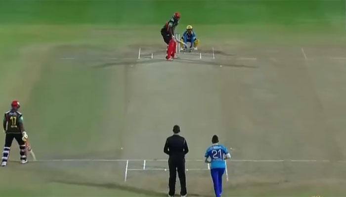 Watch: 11 balls, 5 wides, 1 six, 1 wicket! Chris Gayle, Evin Lewis face most eventful over