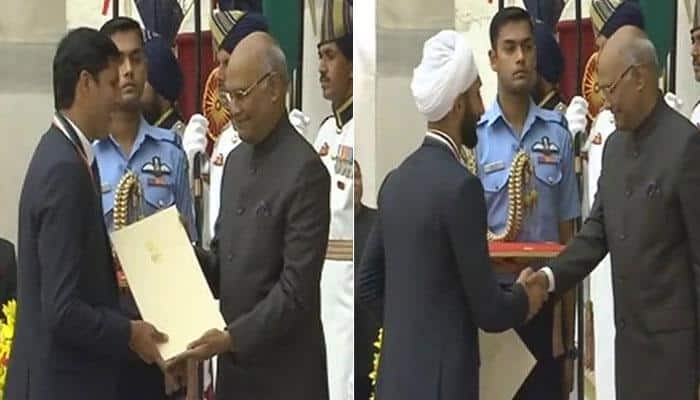 Watch: President Kovind confers Khel Ratna to Devendra Jhajharia, Sardar Singh