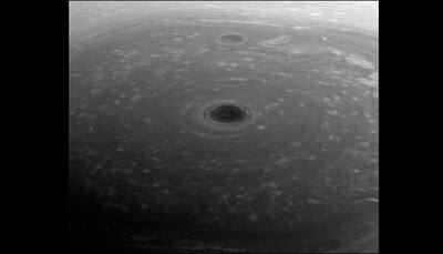 Top of the world: NASA's Cassini delivers spectacular image of turbulent clouds on Saturn!