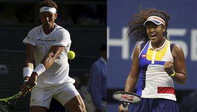 Rafael Nadal, Naomi Osaka steal headlines in rain-hit first round at US Open