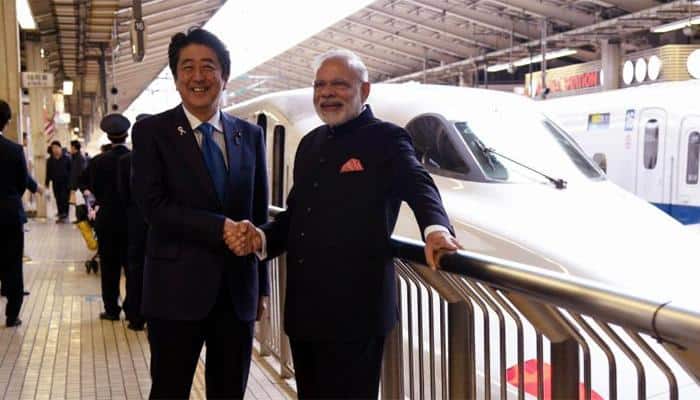 Narendra Modi, Shinzo Abe to perform groundbreaking ceremony of India&#039;s 1st bullet train project on September 14