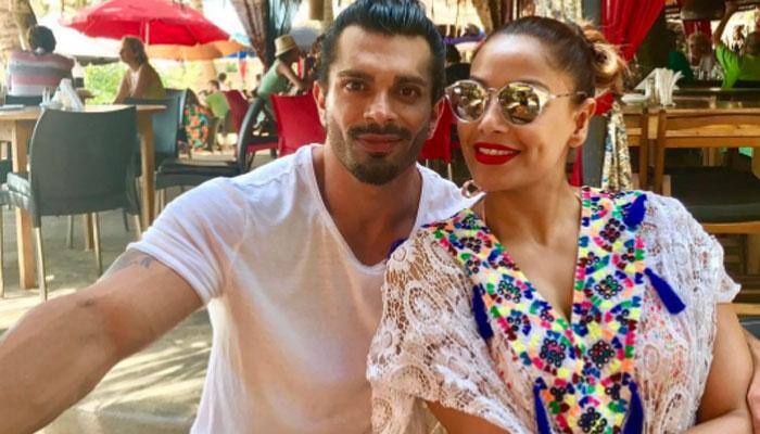 Bipasha Basu and hubby Karan Singh Grover are true blue 'yogis'! Pic proof