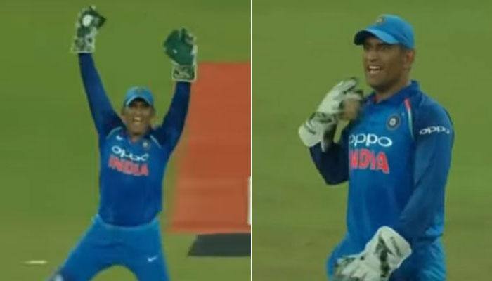 Watch: Animated MS Dhoni convinces Virat Kohli to take review in 4th ODI against Sri Lanka