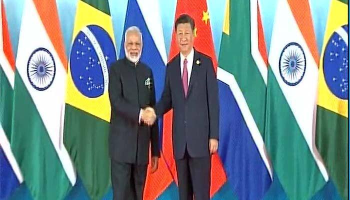 China BRICS 2017: Modi, Jinping meet under shadows of North Korea's nuclear scare