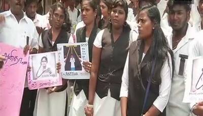 NEET 2017: Protests continue for third day in TN over Dalit girl's death, law students stage demonstration