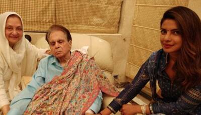Priyanka Chopra spends time with Dilip Kumar, Saira Banu