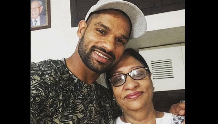 See pic: Shikhar Dhawan shares selfie with mother, posts update about her health