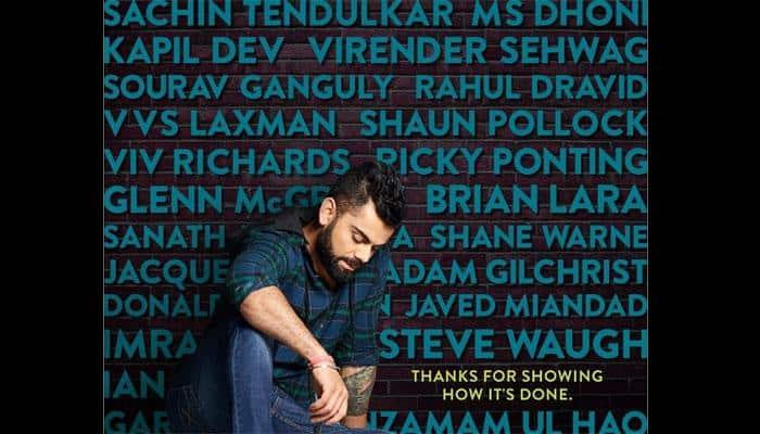 See pic: Virat Kohli thanks his cricket &#039;teachers&#039; for showing how it&#039;s done