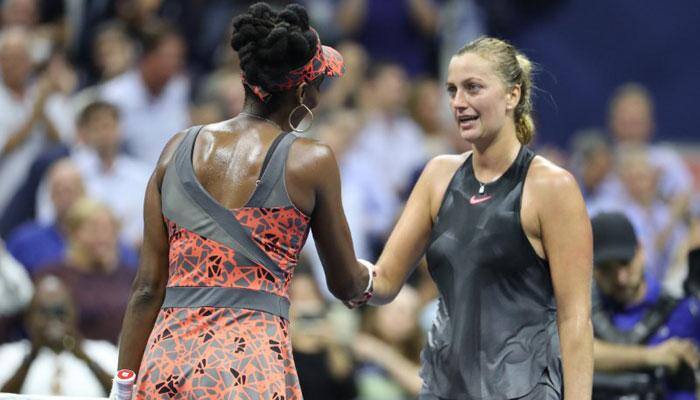 Venus Williams ousts Petra Kvitova, sets up all-American US Open semi-final against Sloane Stephens