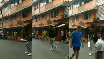 Watch: Left-handed Virat Kohli plays 'gully cricket' with kids in streets of Sri Lanka
