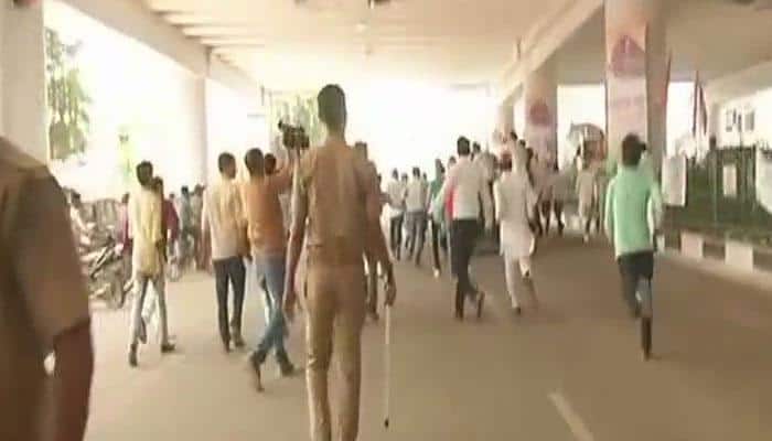 &#039;Stopped from boarding metro&#039; SP workers clash with cops in Lucknow