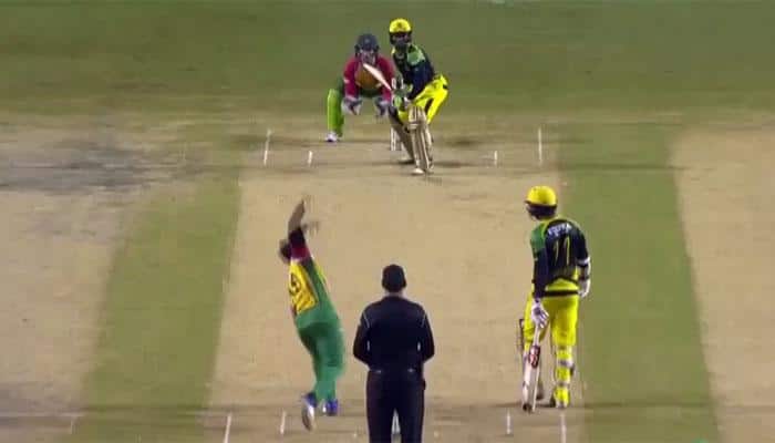 Watch: Afghanistan spinner Rashid Khan bags hat-trick in CPL 2017
