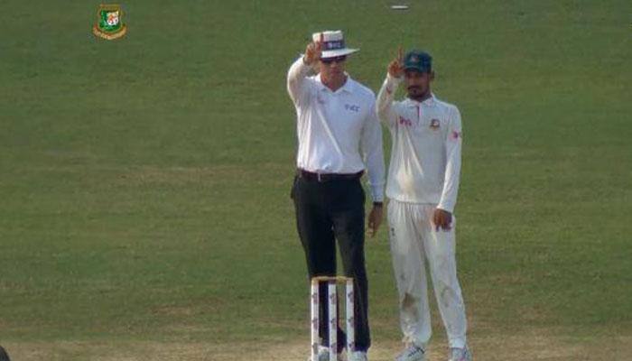 Watch: Bangladesh's Nasir Hossain gives a unique send-off to Pat Cummins