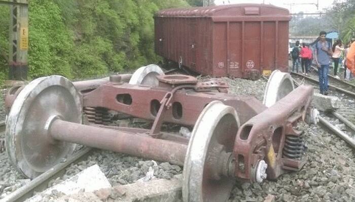 Two coaches of goods train derail near Khandala; third derailment within hours