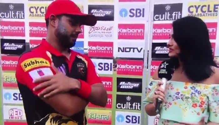 Watch Mayanti Langer finally gets to interview husband Stuart Binny Cricket News Zee News