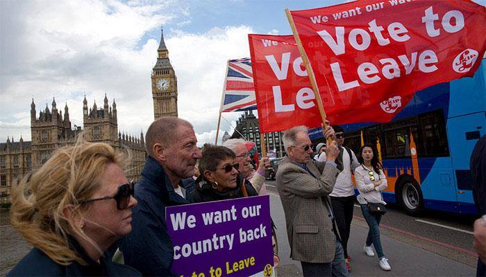 Thousands join anti-Brexit march through London