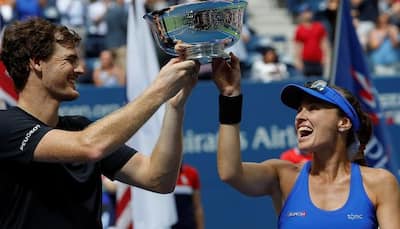 Martina Hingis-Jamie Murray win US Open mixed doubles title