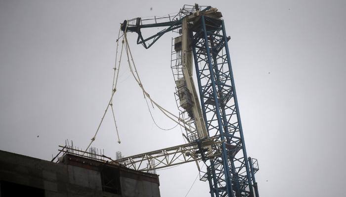 Hurricane Irma&#039;s winds buckle three giant cranes in South Florida