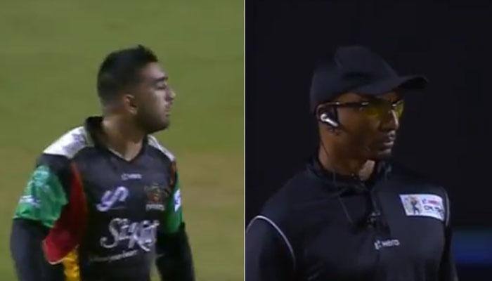 Watch: Tabraiz Shamsi throws epic tantrum after umpire denies appeal during CPL 2017 final