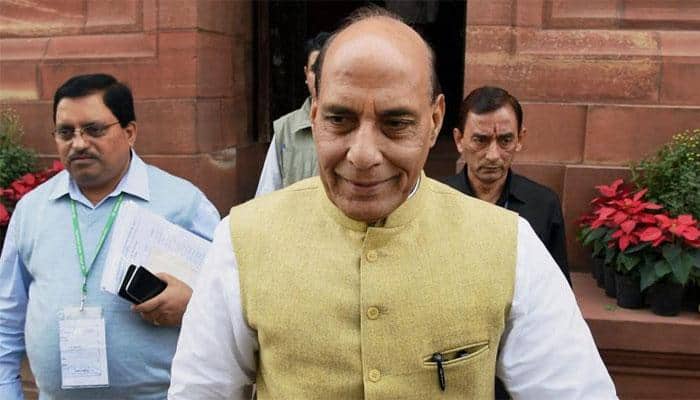 Pak will be forced to stop cross-border firing, Rajnath assures people of J&amp;K