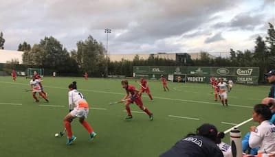 India women’s hockey team play out 2-2 draw against Belgium junior men’s team