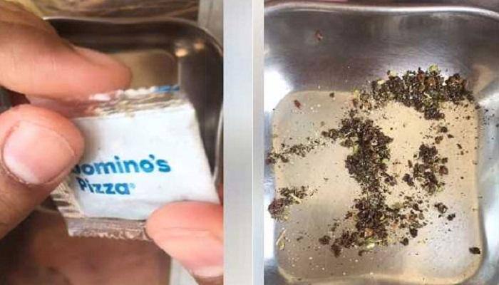 Pizza lovers beware! This Domino&#039;s oregano sachet gives customer goosebumps