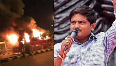 Patidars protest against BJP Yuva Morcha event, torch buses in Surat; Hardik Patel threatens agitation