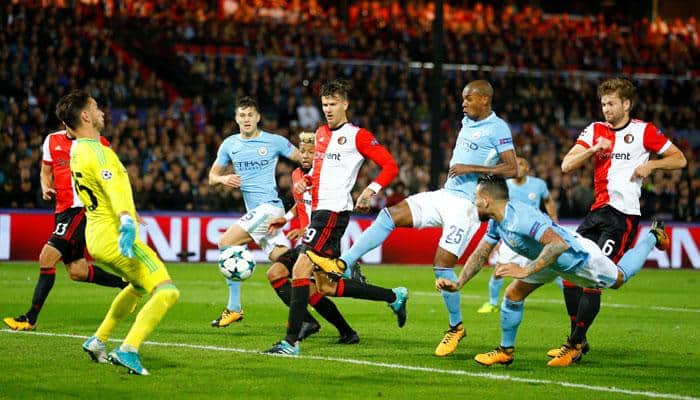 John Stones stars in Manchester City&#039;s 4-0 thrashing of Feyenoord