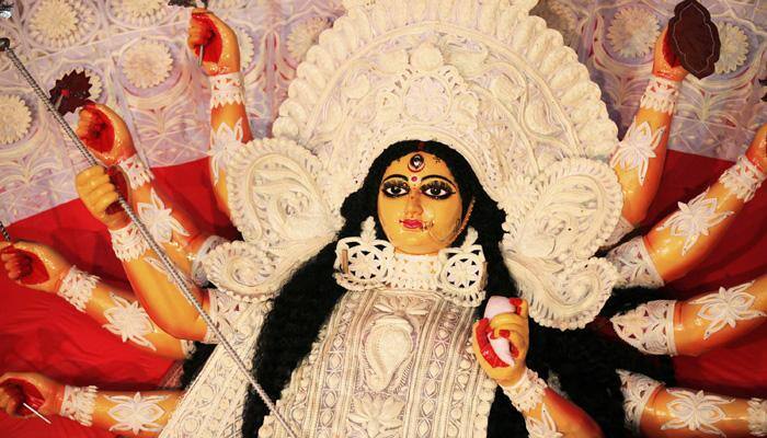 Puja pandal upholds women empowerment with &#039;Nari Shakti&#039; theme