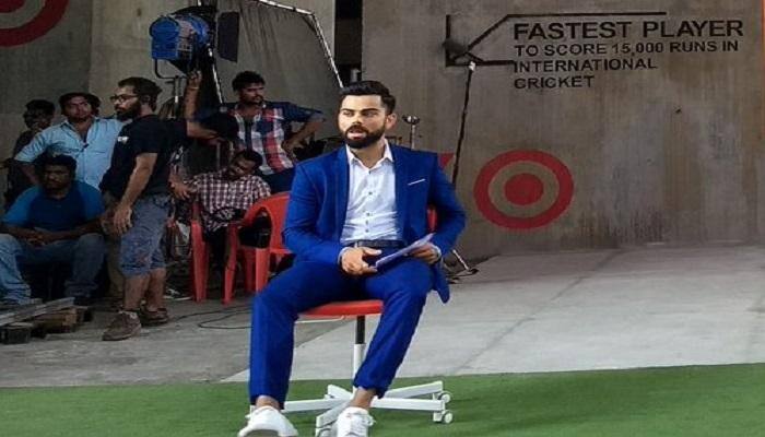 Watch: Virat Kohli at ad shoot ahead of Australia series