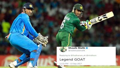 Legend GOAT! Shoaib Malik is winning the Internet by praising MS Dhoni   