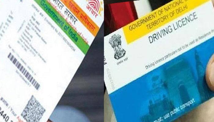 Driving licence to be linked with Aadhaar card soon