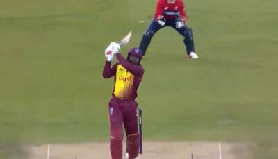 Watch: Chris Gayle becomes first batsman to hit 100 sixes in T20I