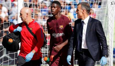 Barcelona's new star Ousmane Dembele set to miss four months injured