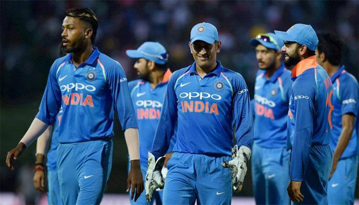 Hardik Pandya, MS Dhoni star in India&#039;s 26-run win over Australia in rain-truncated 1st ODI