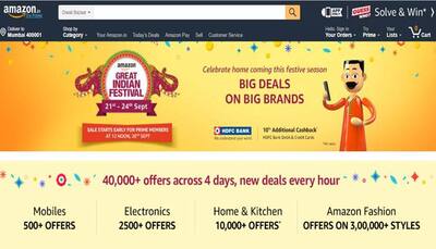 Amazon India Great Indian Festival Sale 2017: All you need to know