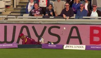 Watch: West Indies fielder Mohammed commits the most insane fielding blooper against England
