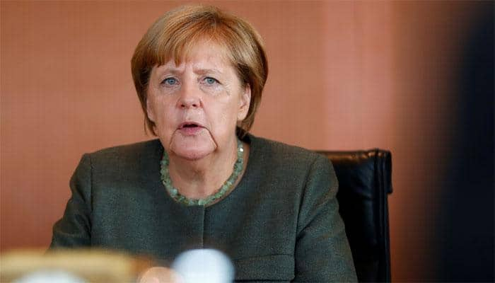 Angela Merkel says in &#039;clear disagreement&#039; with Donald Trump over North Korea