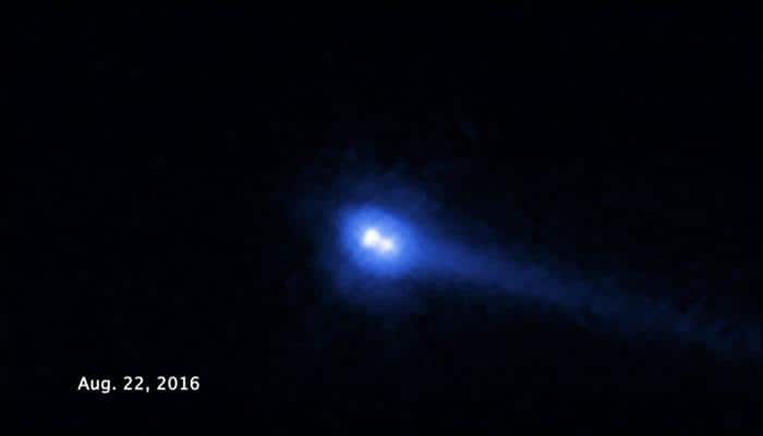 Two-in-one! NASA's Hubble spots 'unusual' binary asteroid with features of a comet