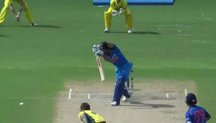 Watch: Virat Kohli enthralls Eden Gardens crowd with exquisite cover drive