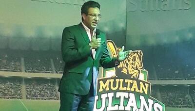 Wasim Akram stars as Multan Sultans unveil logo in Karachi