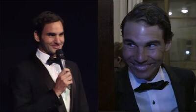 Watch: Roger Federer introduces World No. 1 Rafael Nadal in his own unique way during Laver Cup opening ceremony
