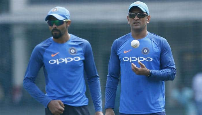 Watch: MS Dhoni joins Kuldeep Yadav, Axar Patel at practice net to bowl few spin deliveries 