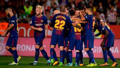 Barcelona remain perfect in Girona, Real Madrid bounce back