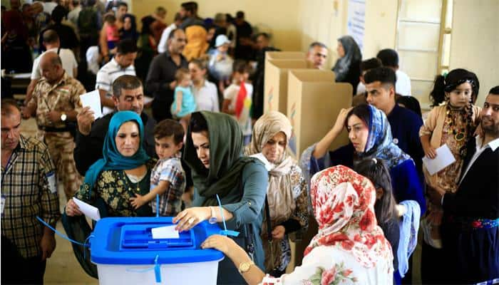 Turnout high as Iraqi Kurds defy threats to hold independence vote