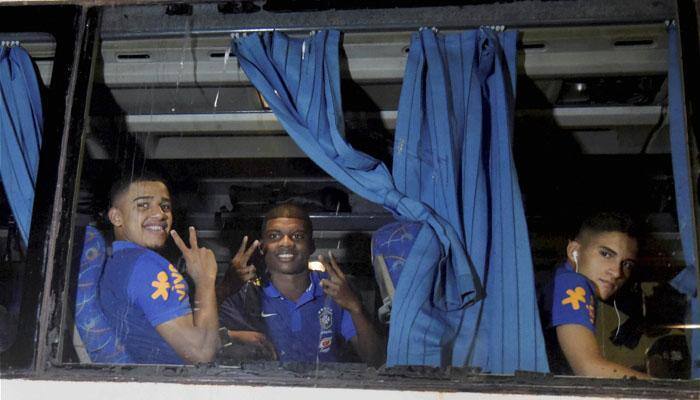 Hours after landing in Mumbai, Brazil start training for FIFA U-17 World Cup