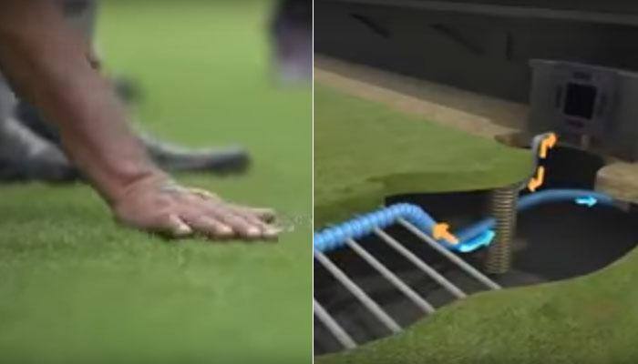 Watch: Chinnaswamy Stadium's SubAir system ready to eliminate rain threat
